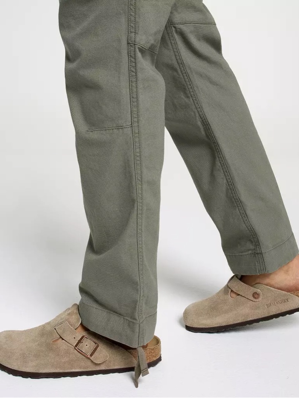 Alpine Design Olive Green Jogger Pants Size L Elastic Waist Utility Casual - Picture 5 of 10